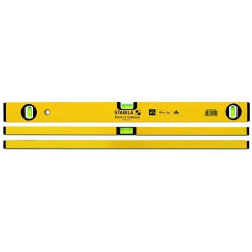 Stabila 70-2 Set of 3 Spirit Levels 60, 120, 180cm