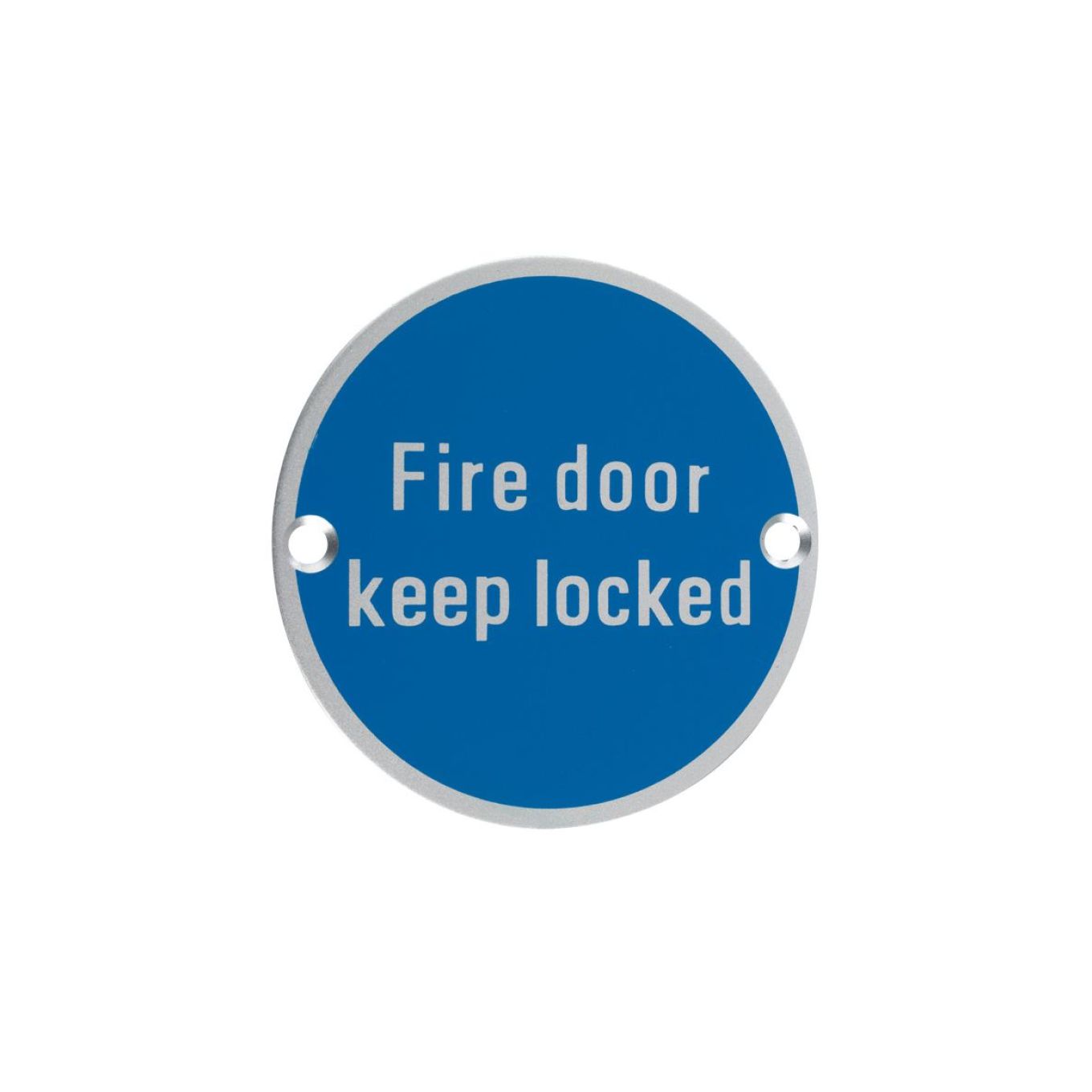 'Automatic Fire Door Keep Locked' Signage 76mm