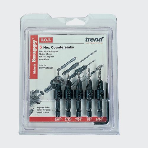Trend SNAP/CSTC/SET Trend Snappy 5 piece TCT Countersink Set