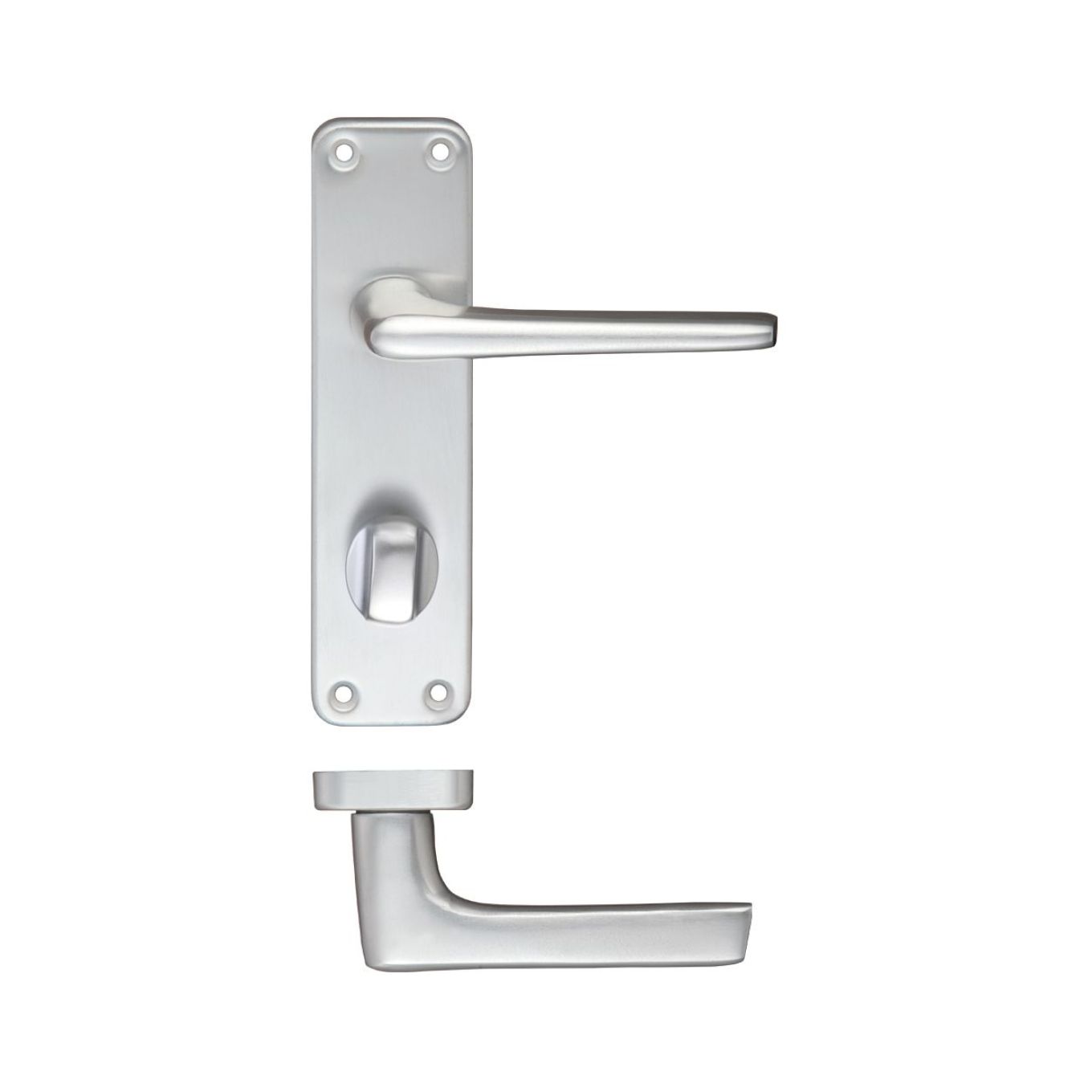 Contract Aluminium Lever on Privacy Backplate