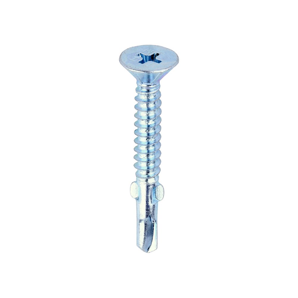 Timco Metal Construction Light Section Self Drilling WingTip Screw - Zinc