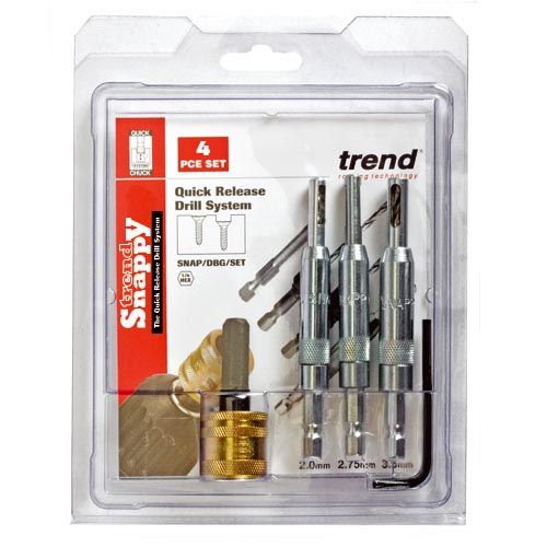 Trend SNAP/DBG/SET Trend Drill Bit Guides 4 piece set