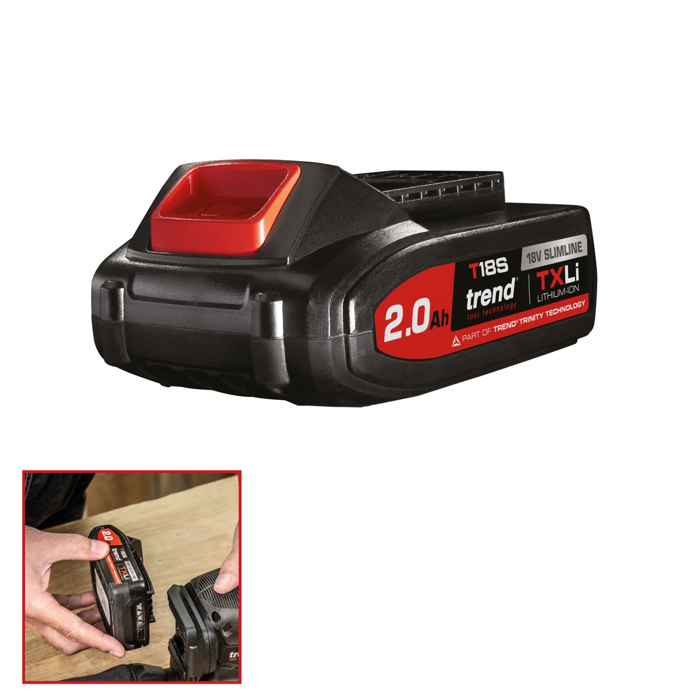 Trend T18S/BA2A T18S 18V 2Ah TXLI Battery