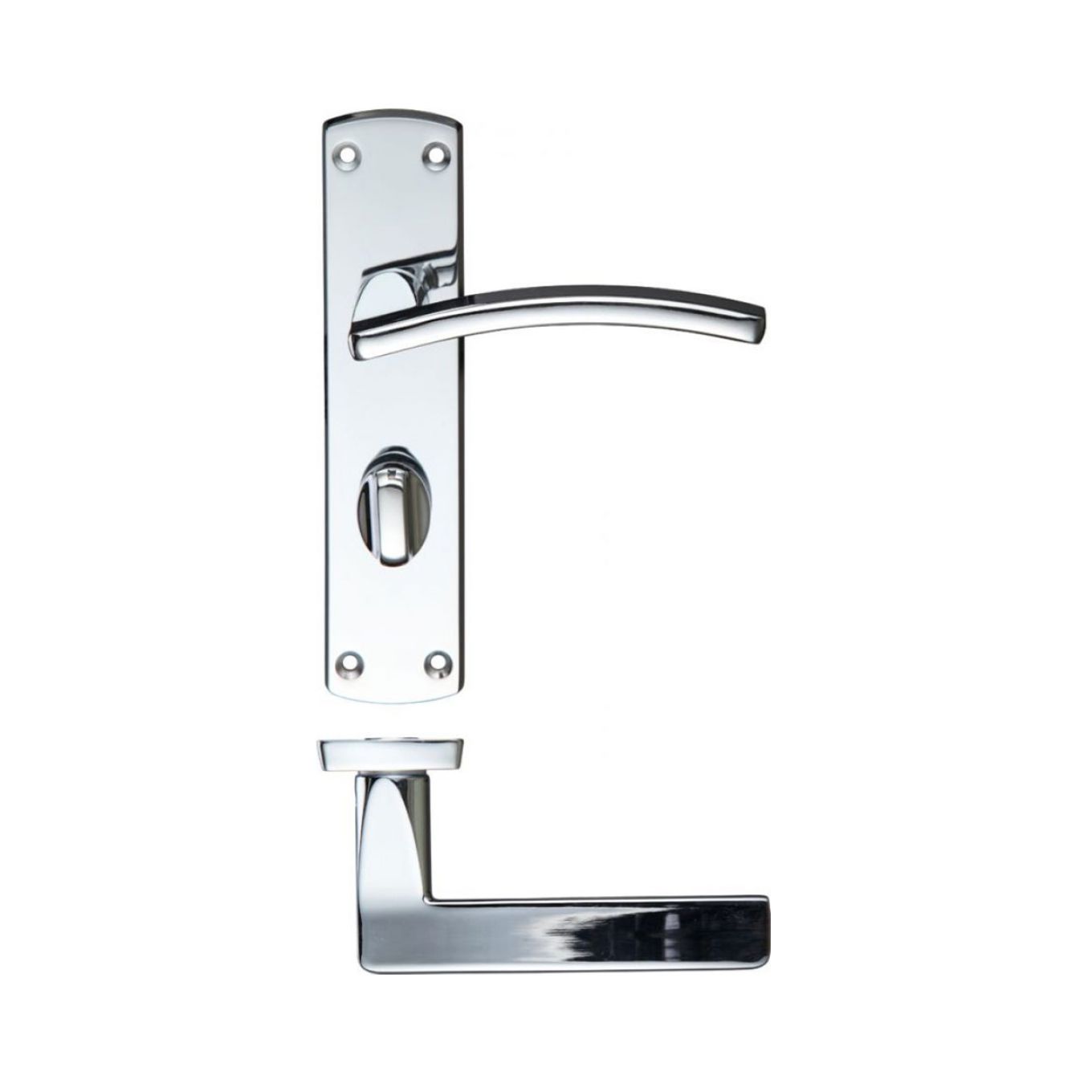 Zoo Hardware Toledo Bathroom Lever Door Handle