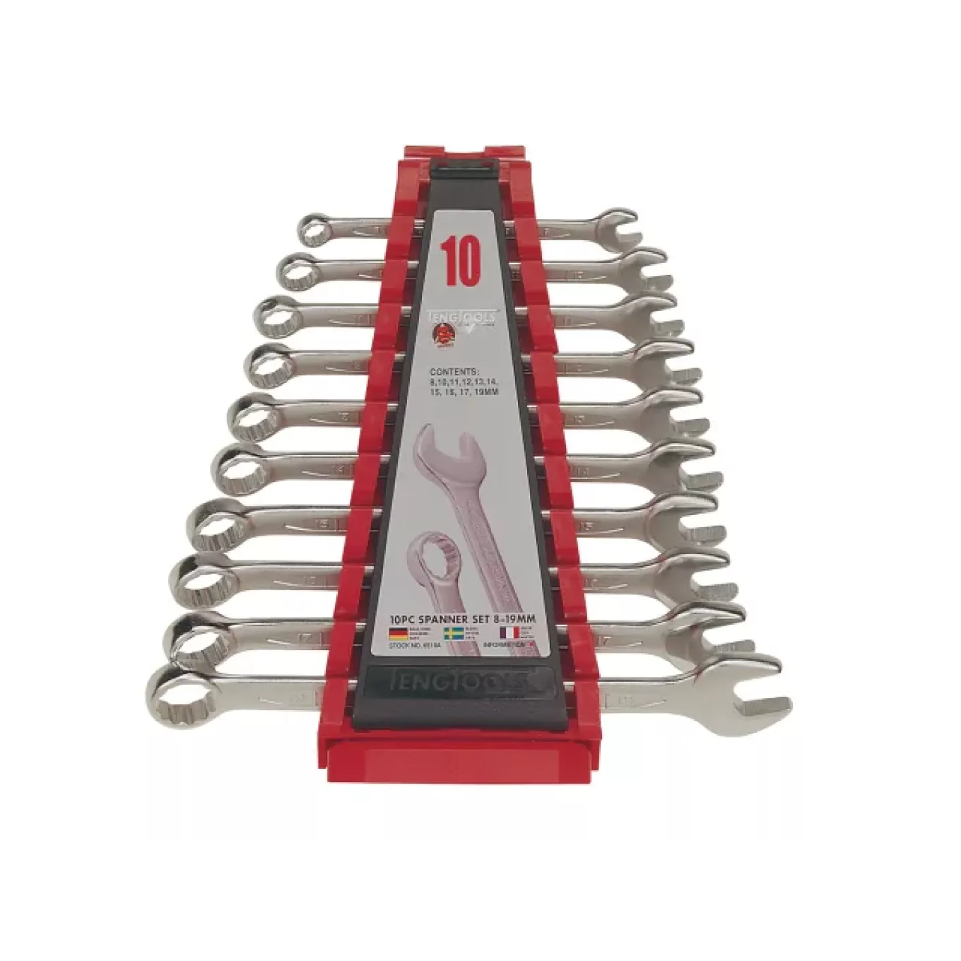 Teng Tools Combination Spanner Set, 10 Piece