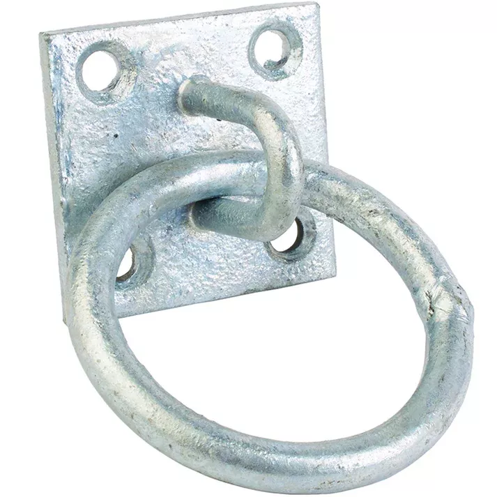 Ring On Plate - Galvanised