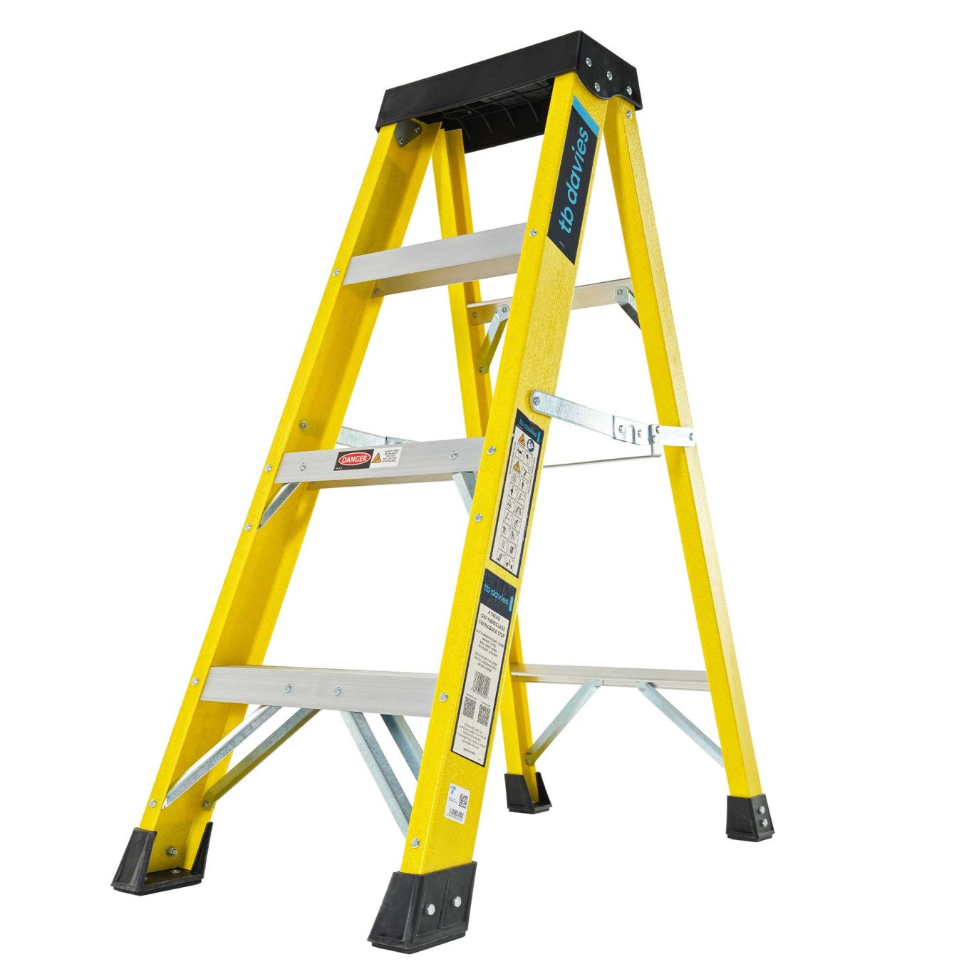 TB Davies Fibreglass Professional Swingback Step Ladder