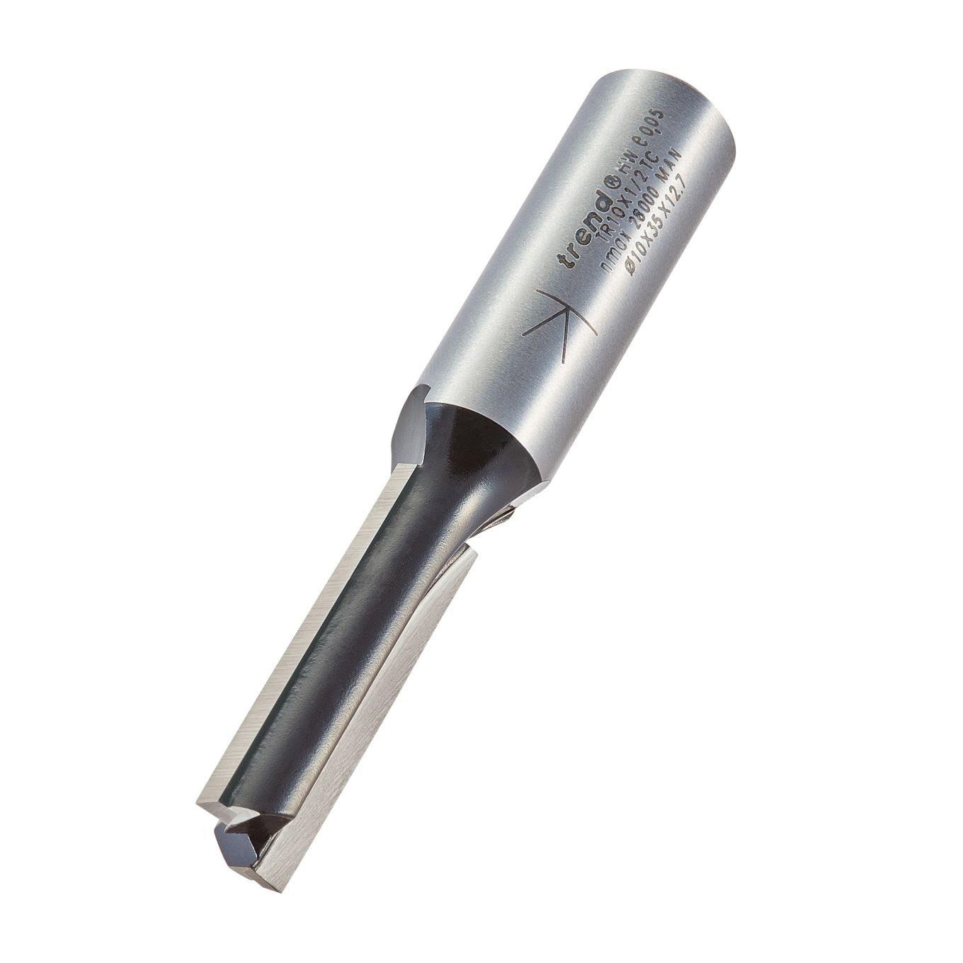 Trend TR10X1/2TC Two flute cutter 10mm diameter