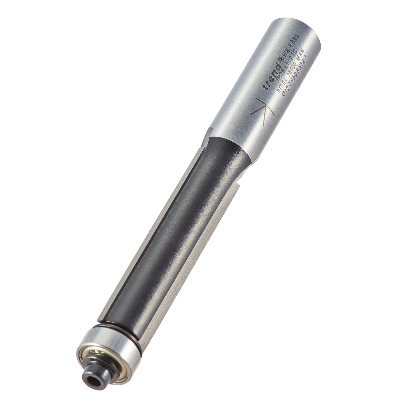 Trend TR28X1/2TC Guided trimmer 12.7mm x50mm