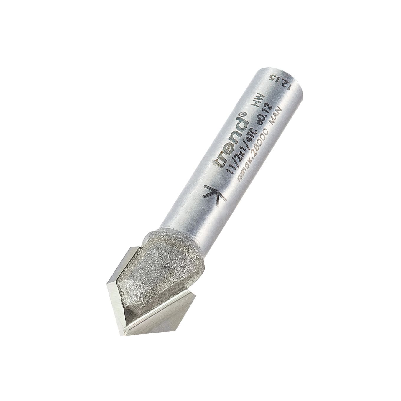 Trend 11/2X1/4TC Chamfer V groove cutter 45 degrees