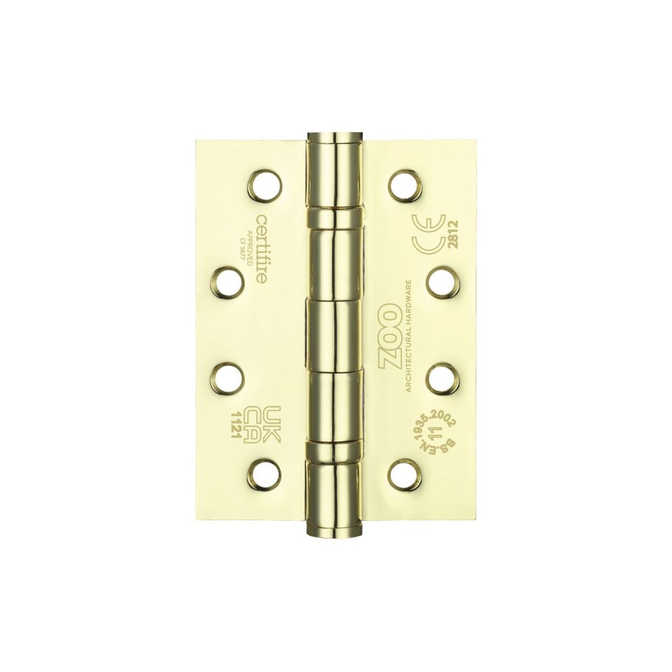 Ball Bearing Butt Hinges 102 x 76 x 3mm