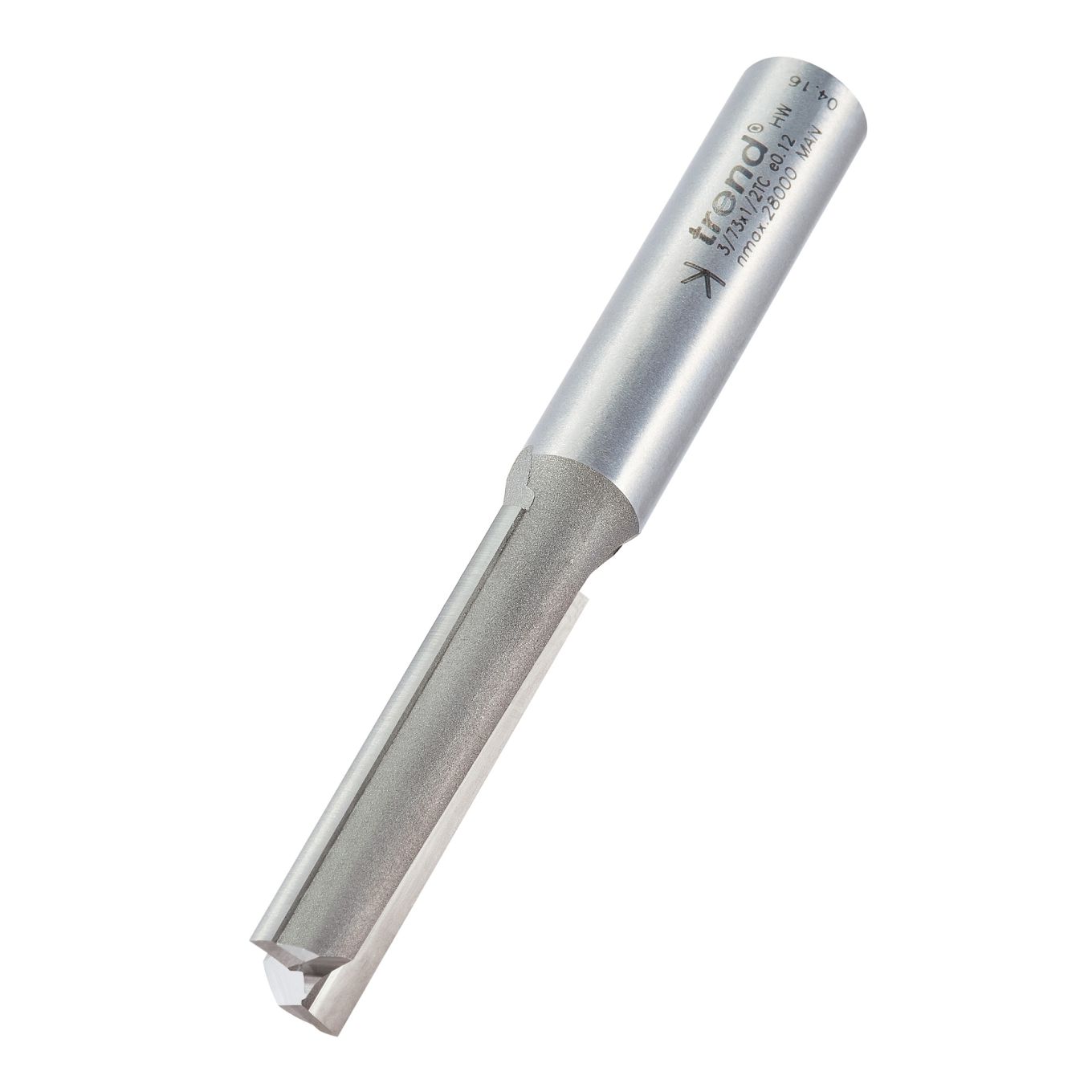 Trend 3/73X1/2TC Two flute cutter 12mm diameter
