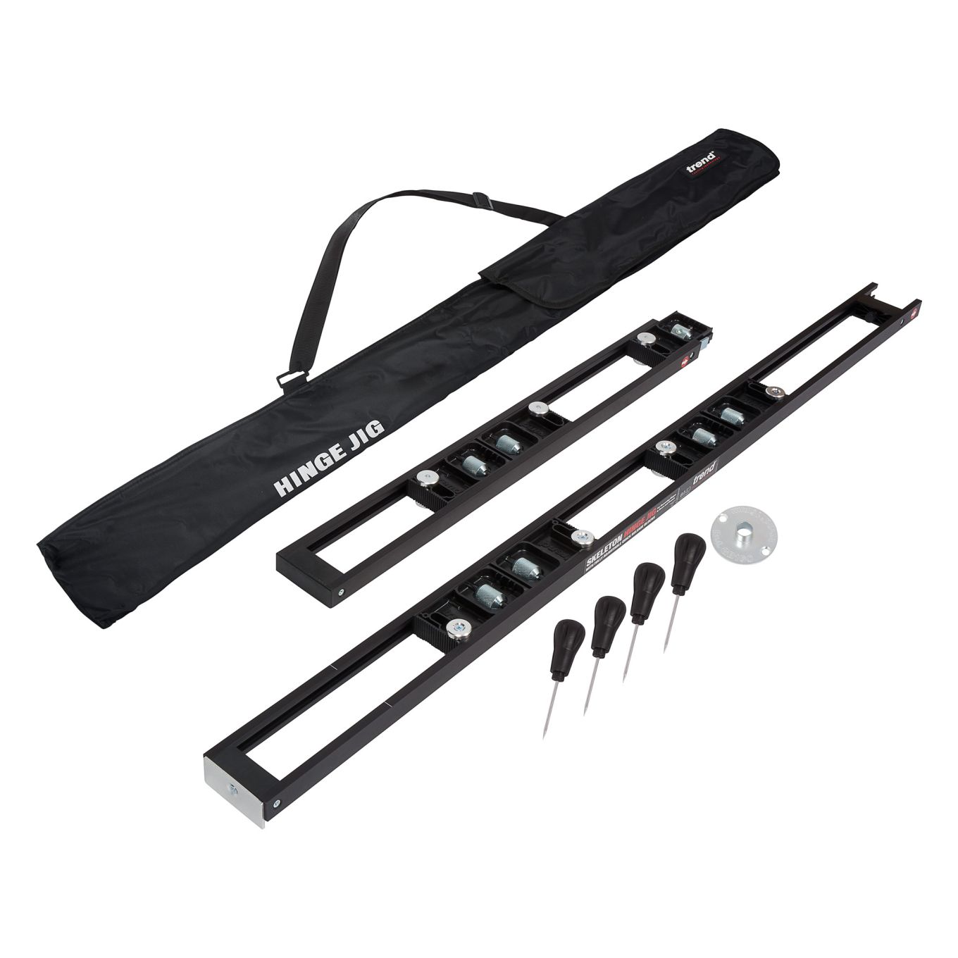 Trend H/JIG/C Hinge jig Skeleton two part in case