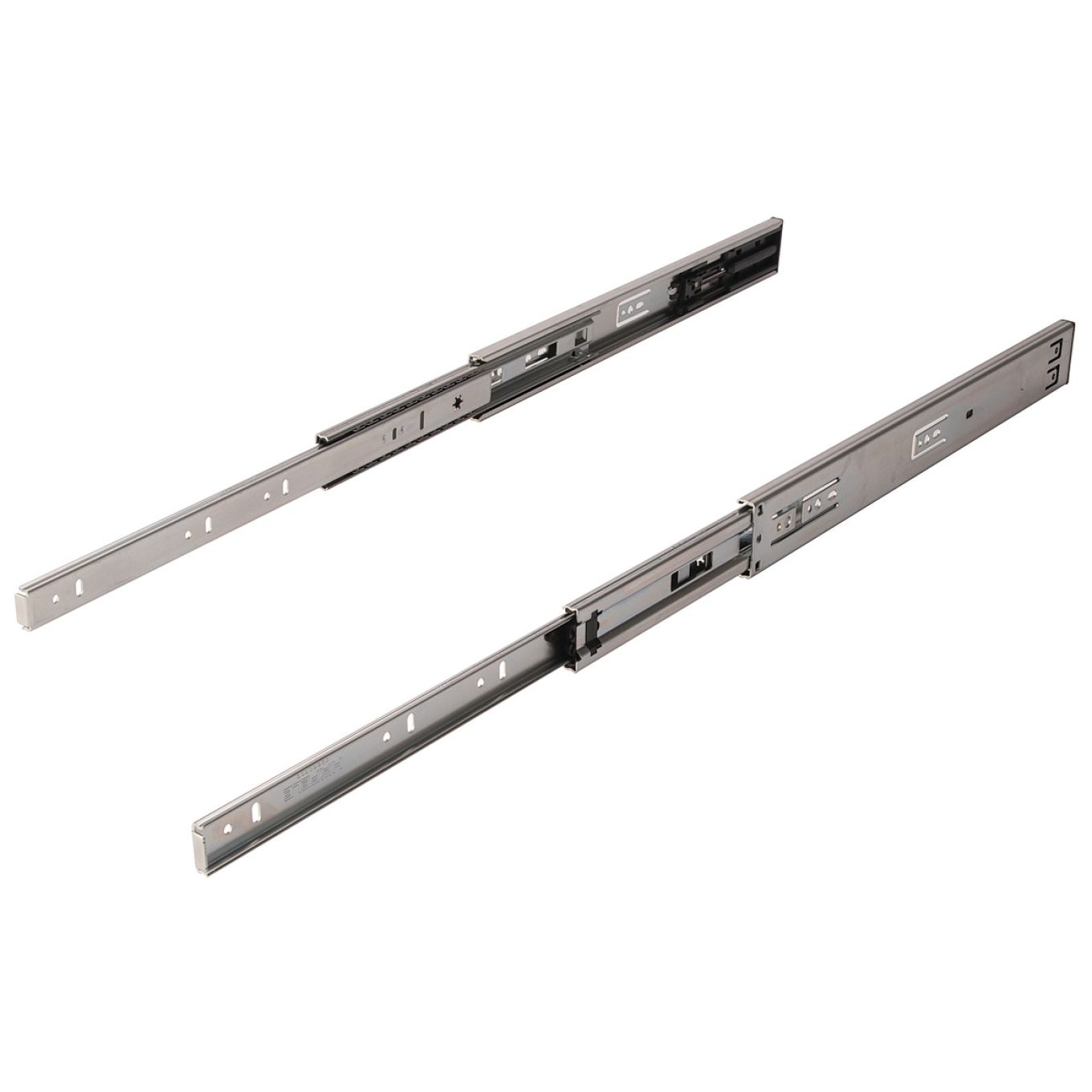 Ball Bearing Drawer Runners, Full Extension, Load Capacity 30-45 kg
