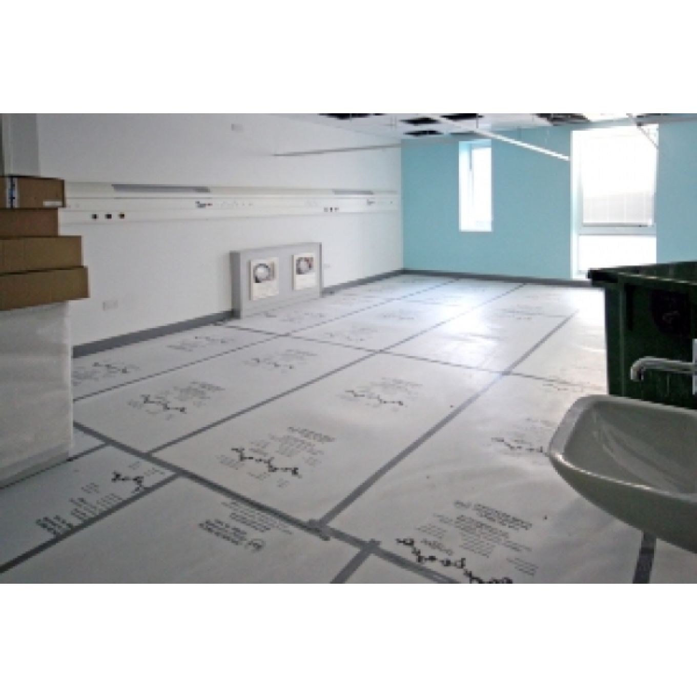 Florprotec® White Fire Rated T-Bord  Floor Protection (1.2m x 2.4m)