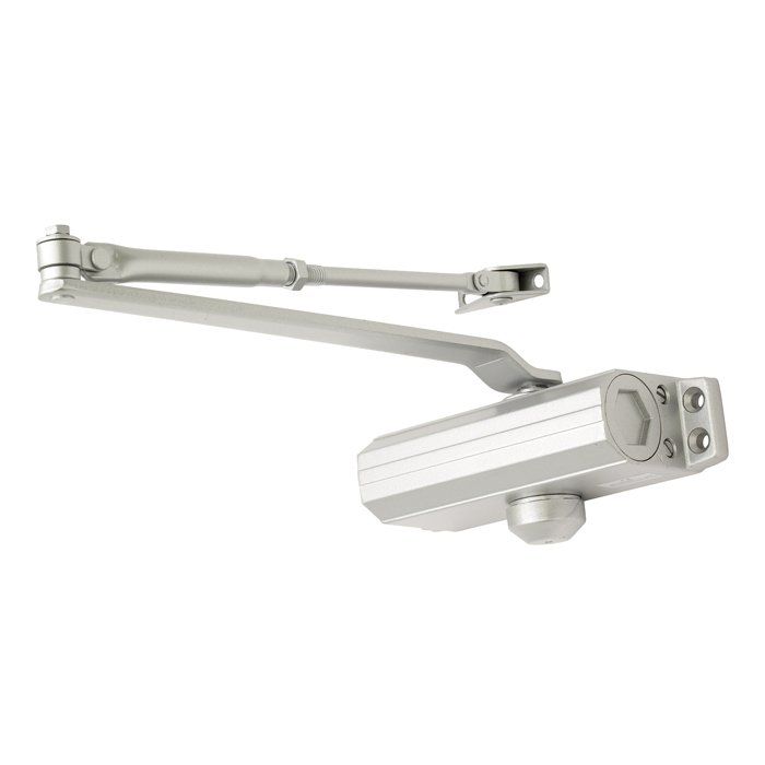 Silver Overhead Fixed Size 3 Door Closer