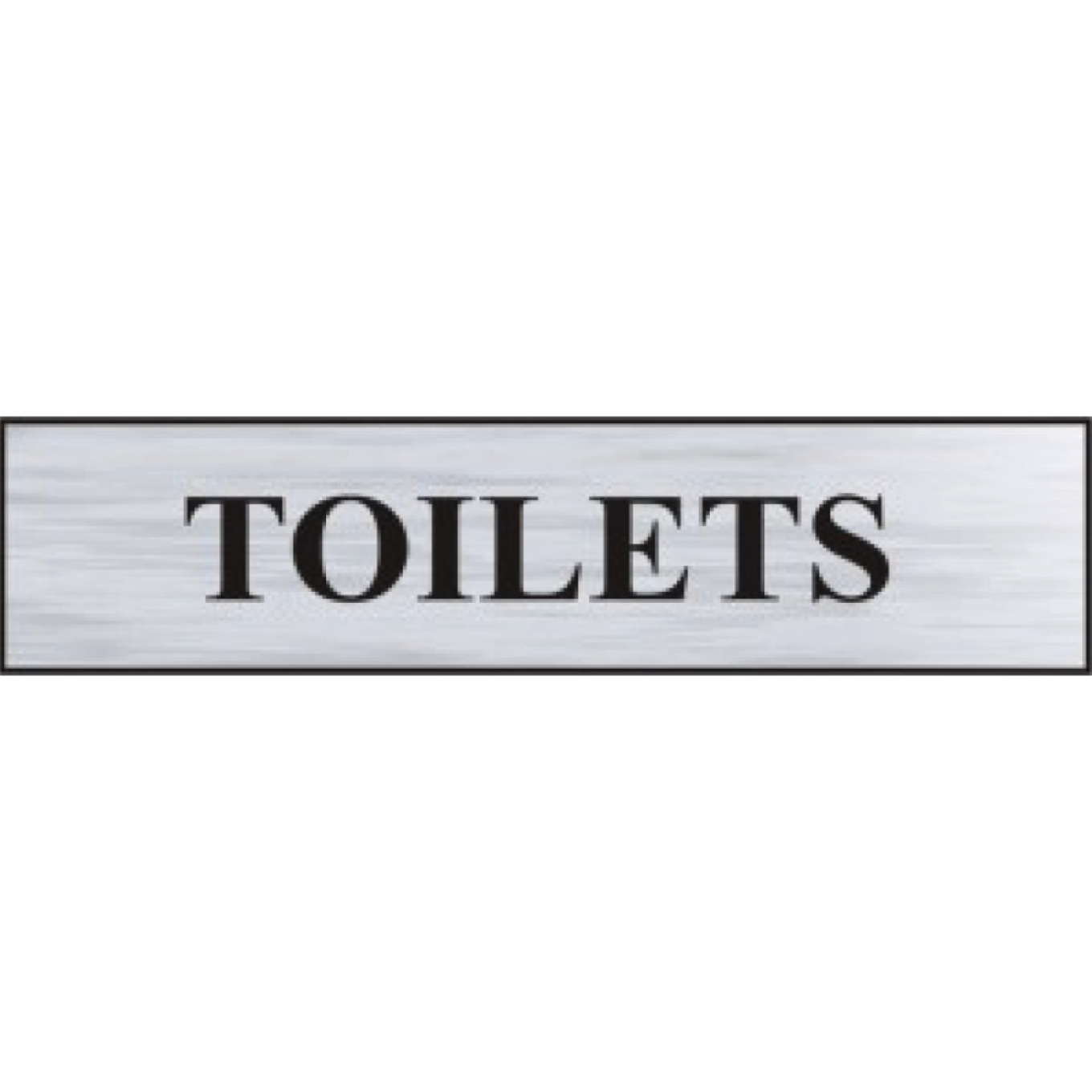 Sign 2106 'Toilet' SAA - 220 x 60mm
