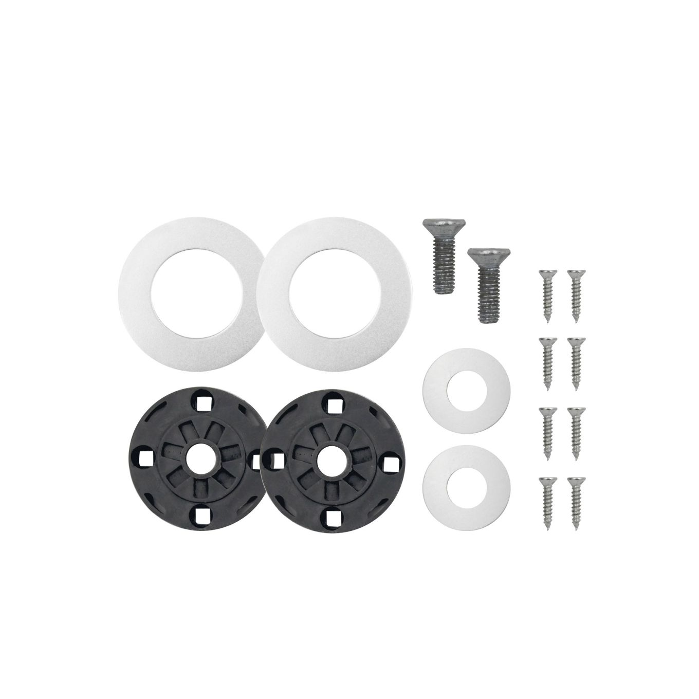 Rose Pack - 2 x Push on Roses - Suitable for Architectural Aluminium 19mm and 22mm Pulls