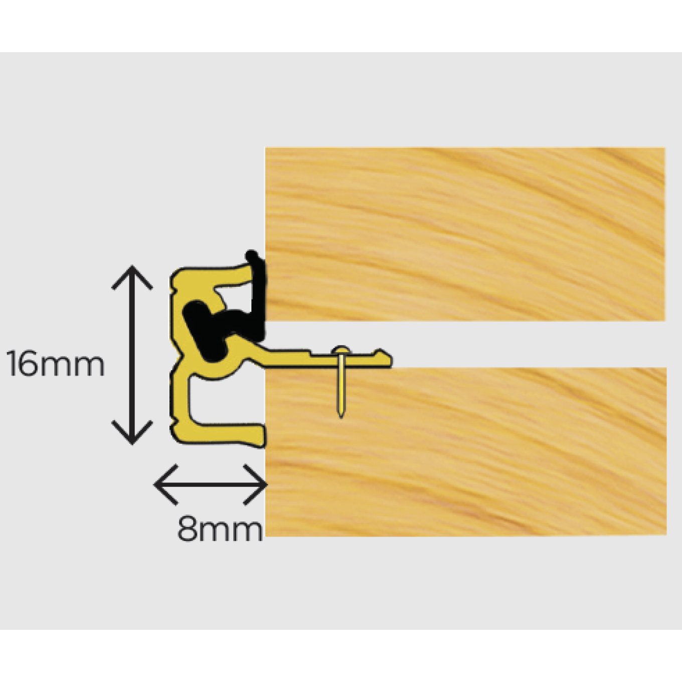 Exitex Double Door Centre Seal
