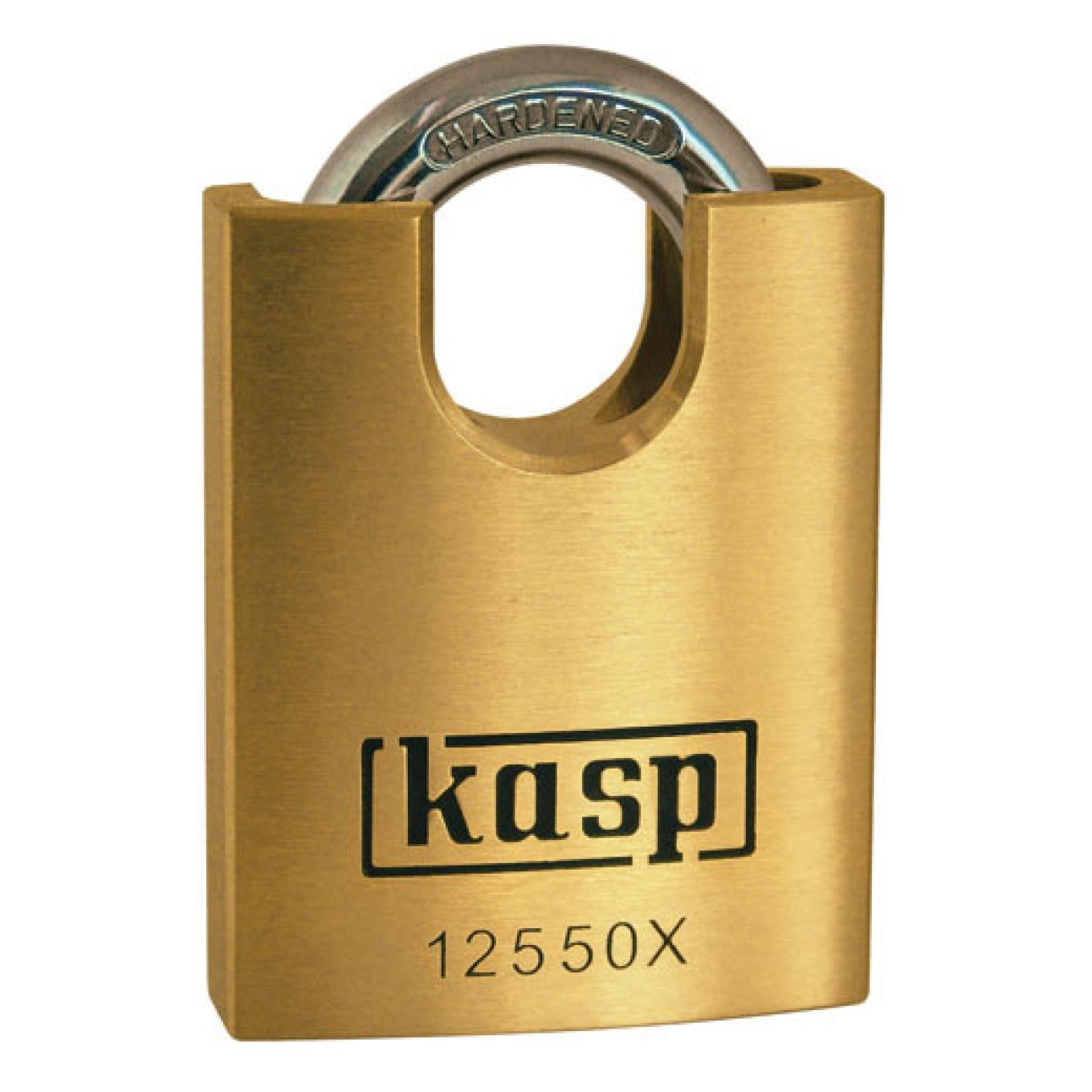 Kasp K12550XD Premium Brass Padlock 50mm Closed Shackle