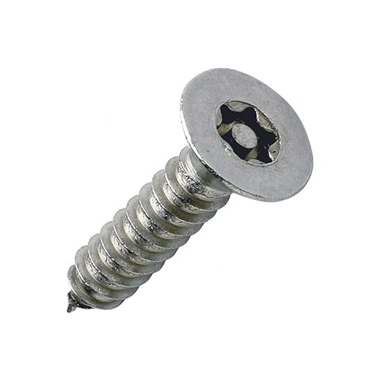 Countersunk 6-Lobe Pin Self Tapper Screw (Box of 100)