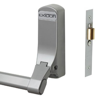 Exidor 305 mortice panic latch Silver