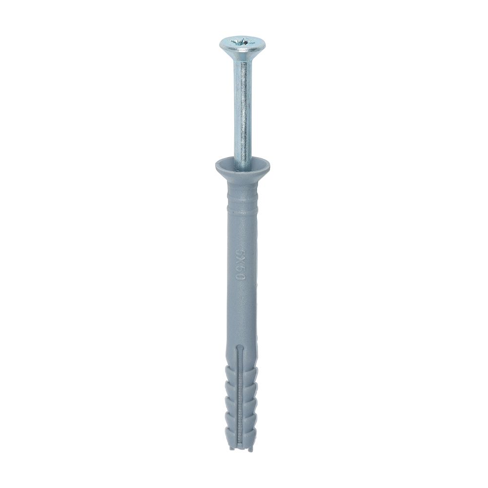 Timco Nylon Hammer Fixing - BZP