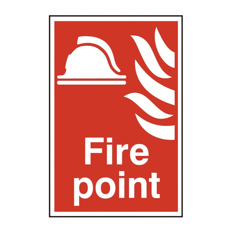 Safety Sign 1451 'Fire Point' - 200 x 300mm
