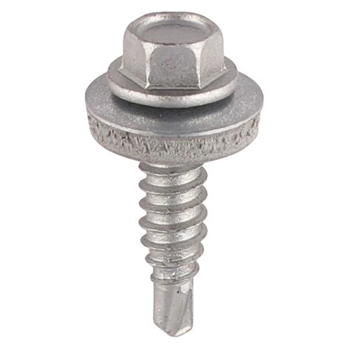 Timco Metal Construction Stitch Screw Hex W16 No2 Exterior - EPDM Washer