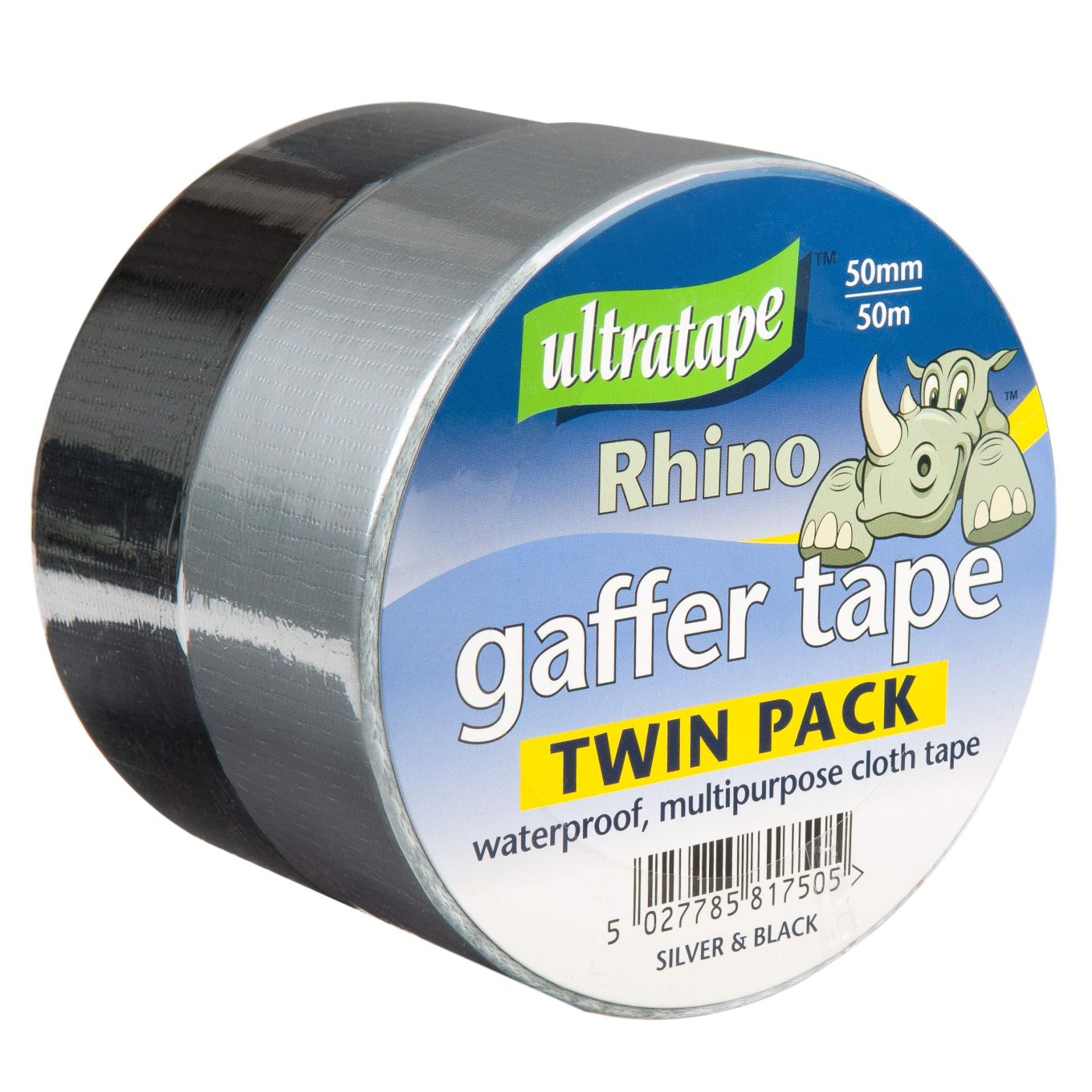 Ultratape Rhino Gaffer Tape Twin Pack 50mm x 50m