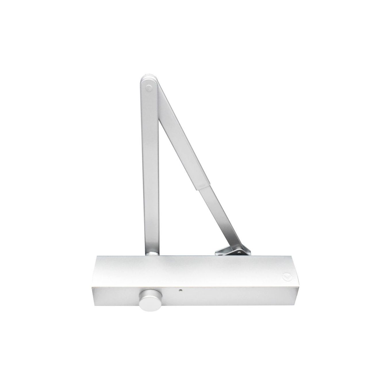 Size 3 Fixed Power door closer silver arm and body (P.A braket inc)